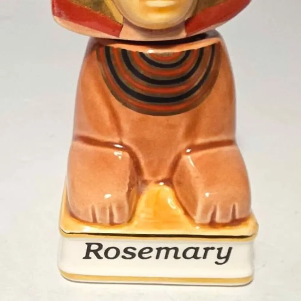Danbury Mint Spices of the World Spice Jar Rosemary Egyptian Sphinx